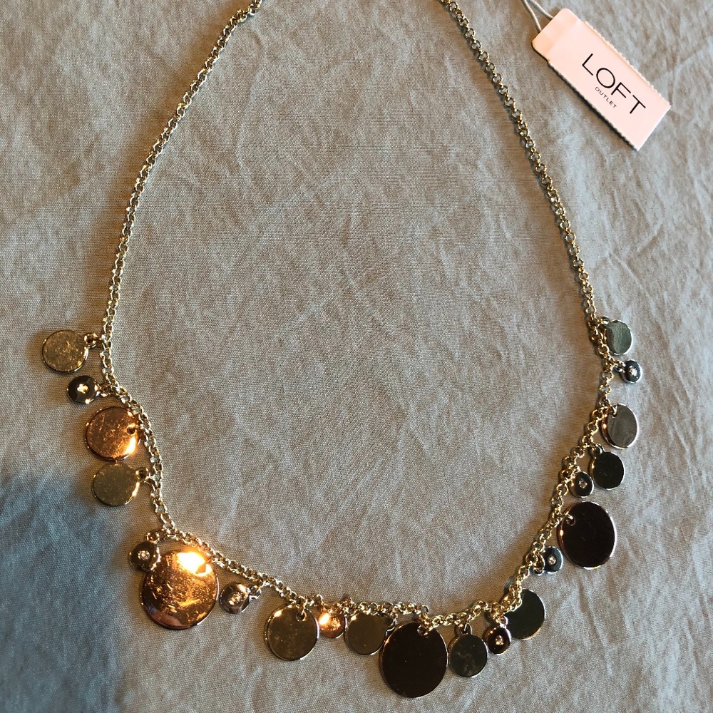 LOFT Outlet | Short Mixed Metals Necklace NWT